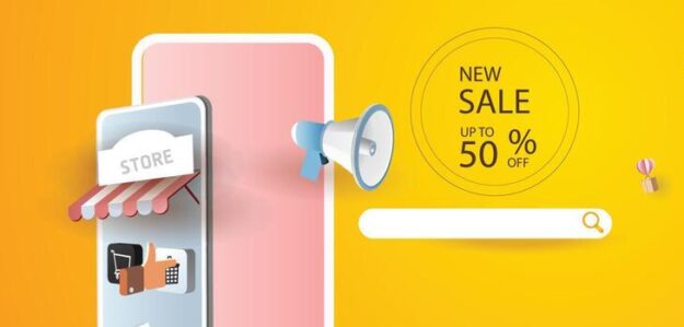 cropped online shopping on phone buy sell business digital web banner application money advertising payment ecommerce illustration search vector.jpg