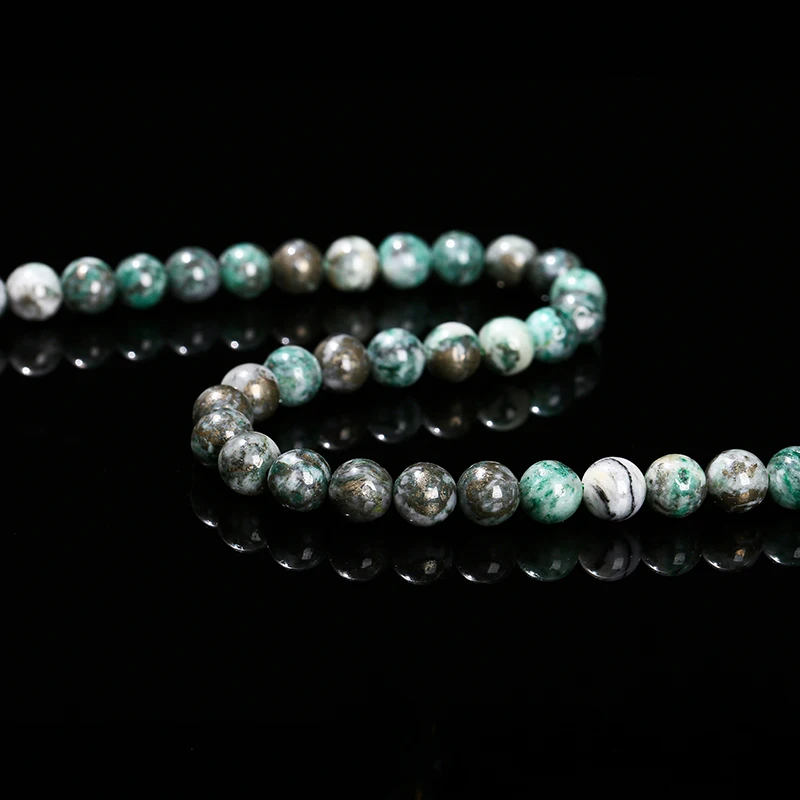 Wholesale Natural Rock Bridgeite Green Iron Ore Stone Bead For Jewelry Making DIY Handmade Necklace Bracelet Accessories - Image 4