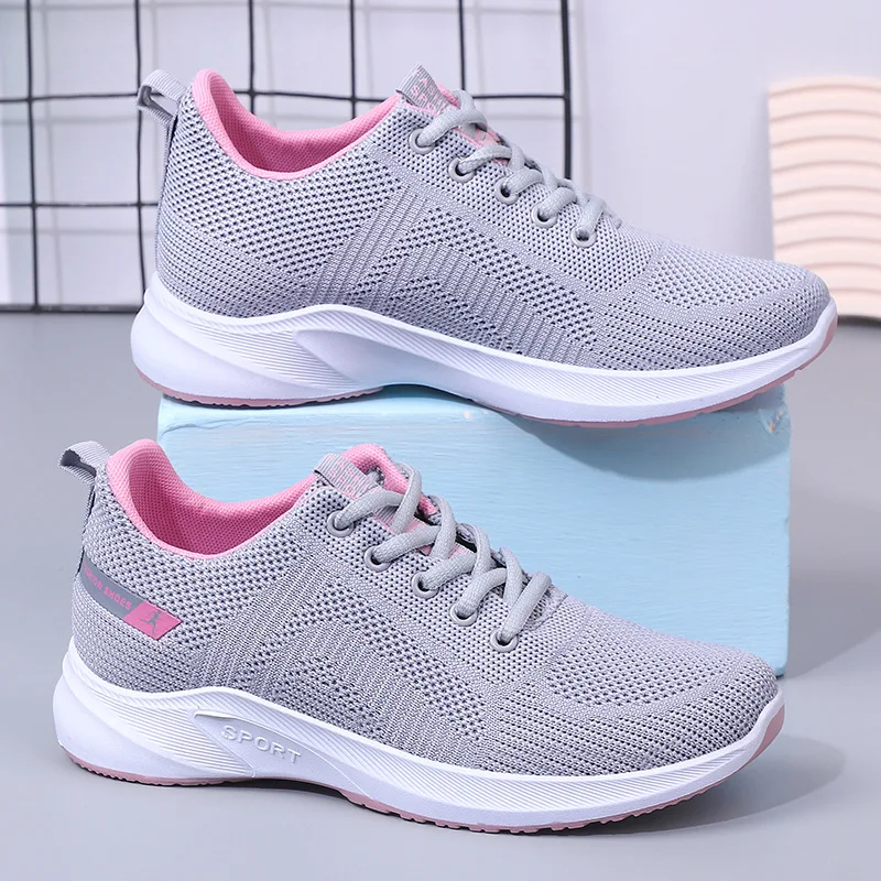 Women's Shoes 2025 Summer Casual Sneakers Breathable Mesh Chunky Sole Affordable Free Shipping - Image 2