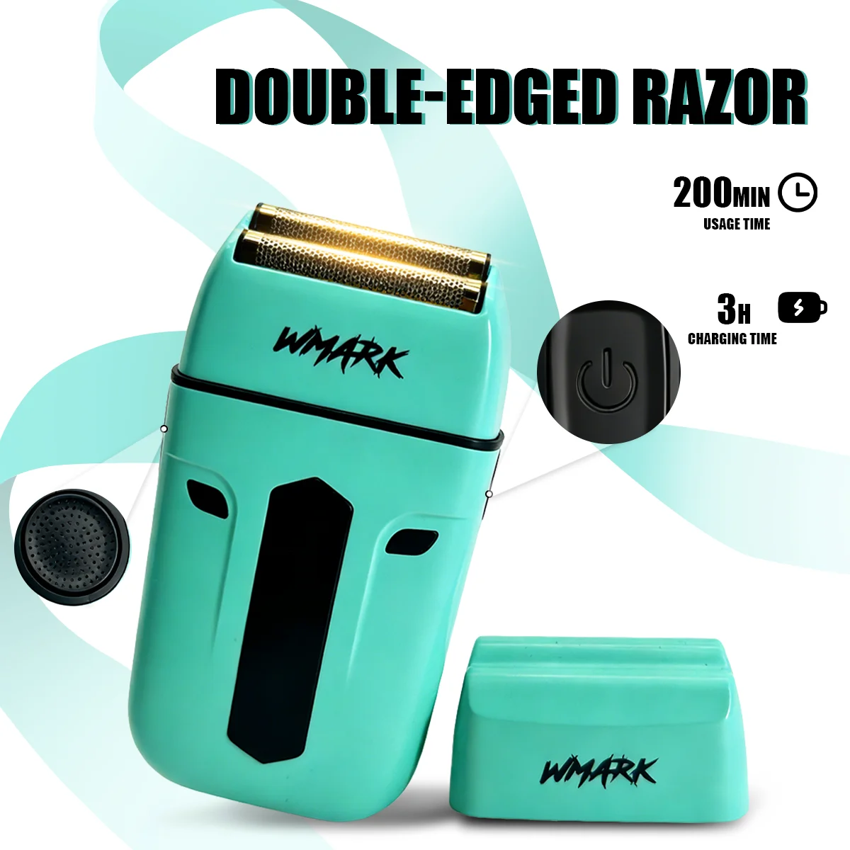 WMARK Professional Hair Clipper Shaver Hair Dryers and Spray Bottle Handheld 5 in 1 Barber KIT Gift Box Trimmer for Men NG-8637 - Image 4