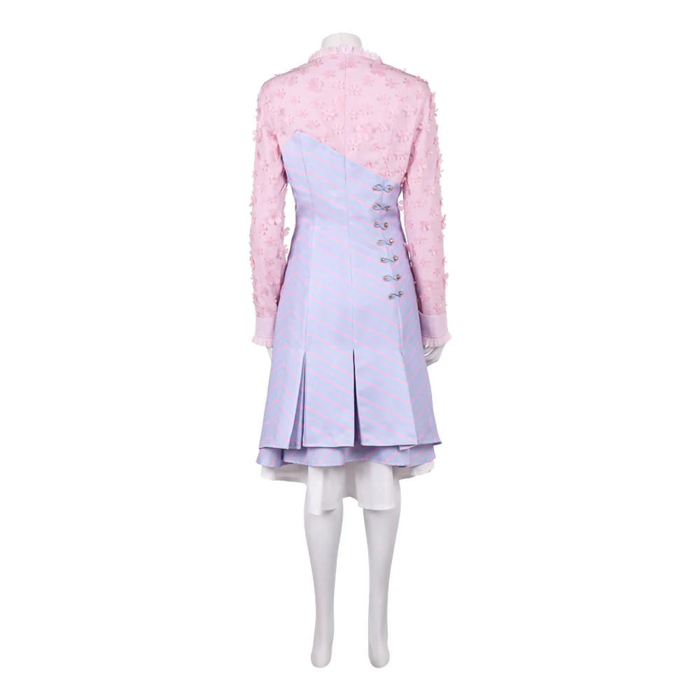 Disguise Glinda Cosplay 2025 Movie Wicked: For Good Costume Women Skirt Dress Set Outfit for Female Halloween Carnival Suit 2026 - Image 3