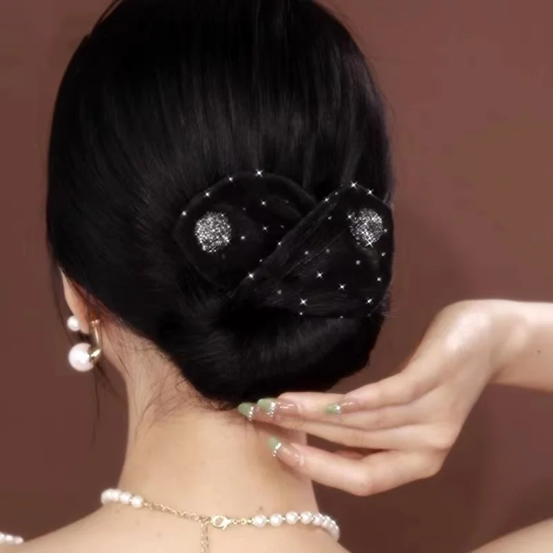 Magic Bow Clip Bun Curler Braider Hairstyle Twist Elegant French Style Maker Tool Dount Twist Hair Accessories Styling Fashion - Image 3