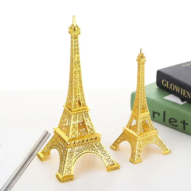 Paris Eiffel Tower Metal Crafts Home Decoration Accessories Figurine Statue Model Souvenir Home Interior Design Ornaments - Image 4