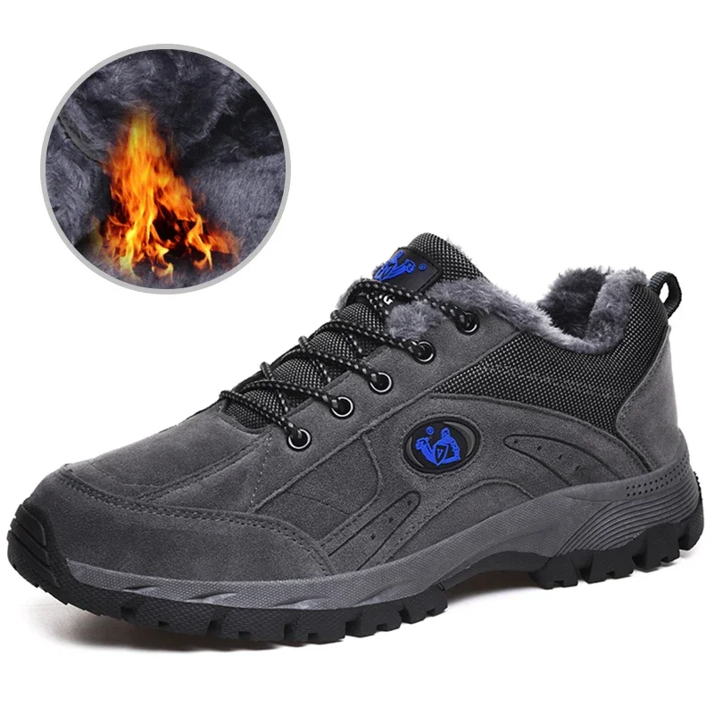 Winter Men Women New Outdoor Sports Hiking Shoes Breathable Mountain Climbing Footwear Trekking Sneakers Classic Casual Boots - Image 2