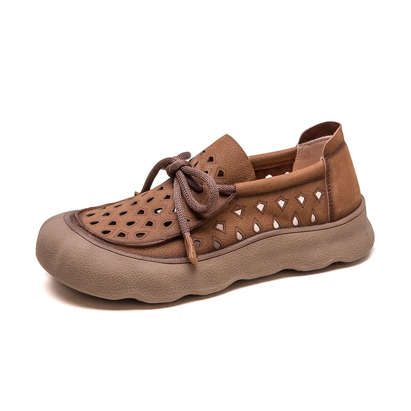AIYUQI Women's Sneakers Genuine Leather 2026 New Non-Slip Women German training shoes Large Size Lace-Up female Loafers - Image 3