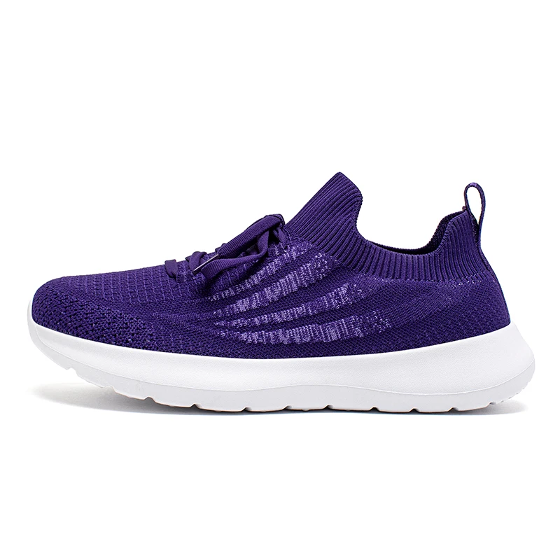 HOBIBEAR Unisex Running Sneakers Wide Toe Mesh Breathable Walking Shoes Non Slip Lace-Up Hiking Sneakers - Image 2