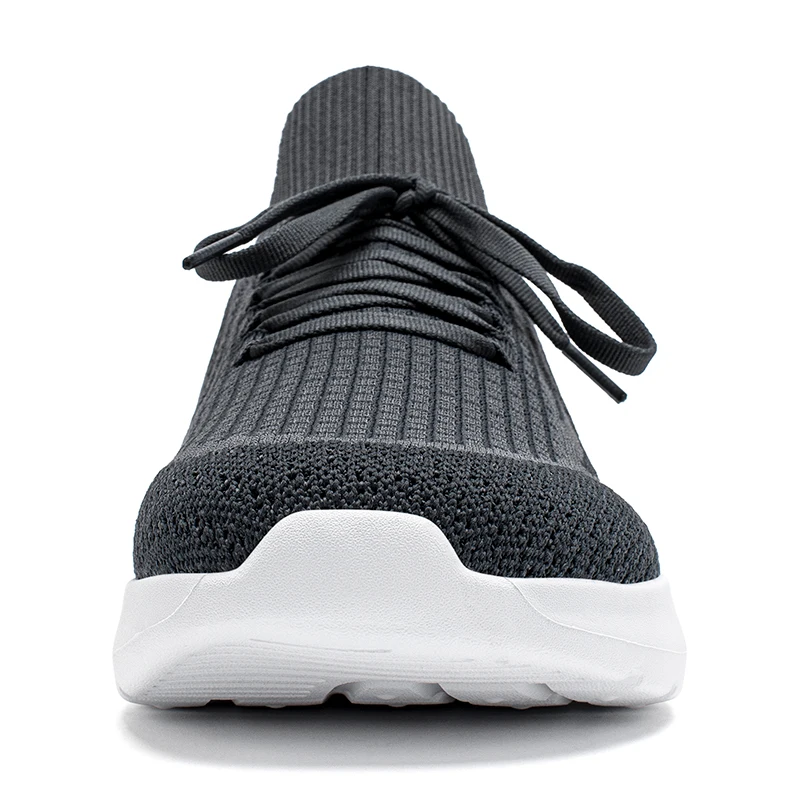 HOBIBEAR Unisex Running Sneakers Wide Toe Mesh Breathable Walking Shoes Non Slip Lace-Up Hiking Sneakers - Image 6