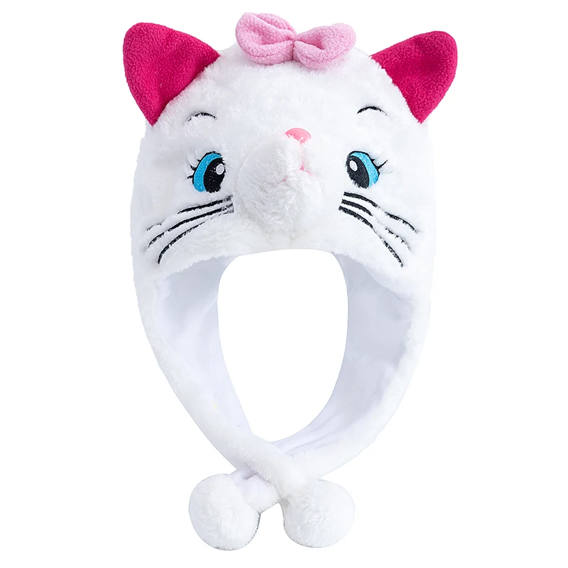 New Style Unisex Decorative Funny 3D Cat Animal Style Hat Mischievous Couple Cap For Man Women Plush Winter Lovely Family Hat - Image 2