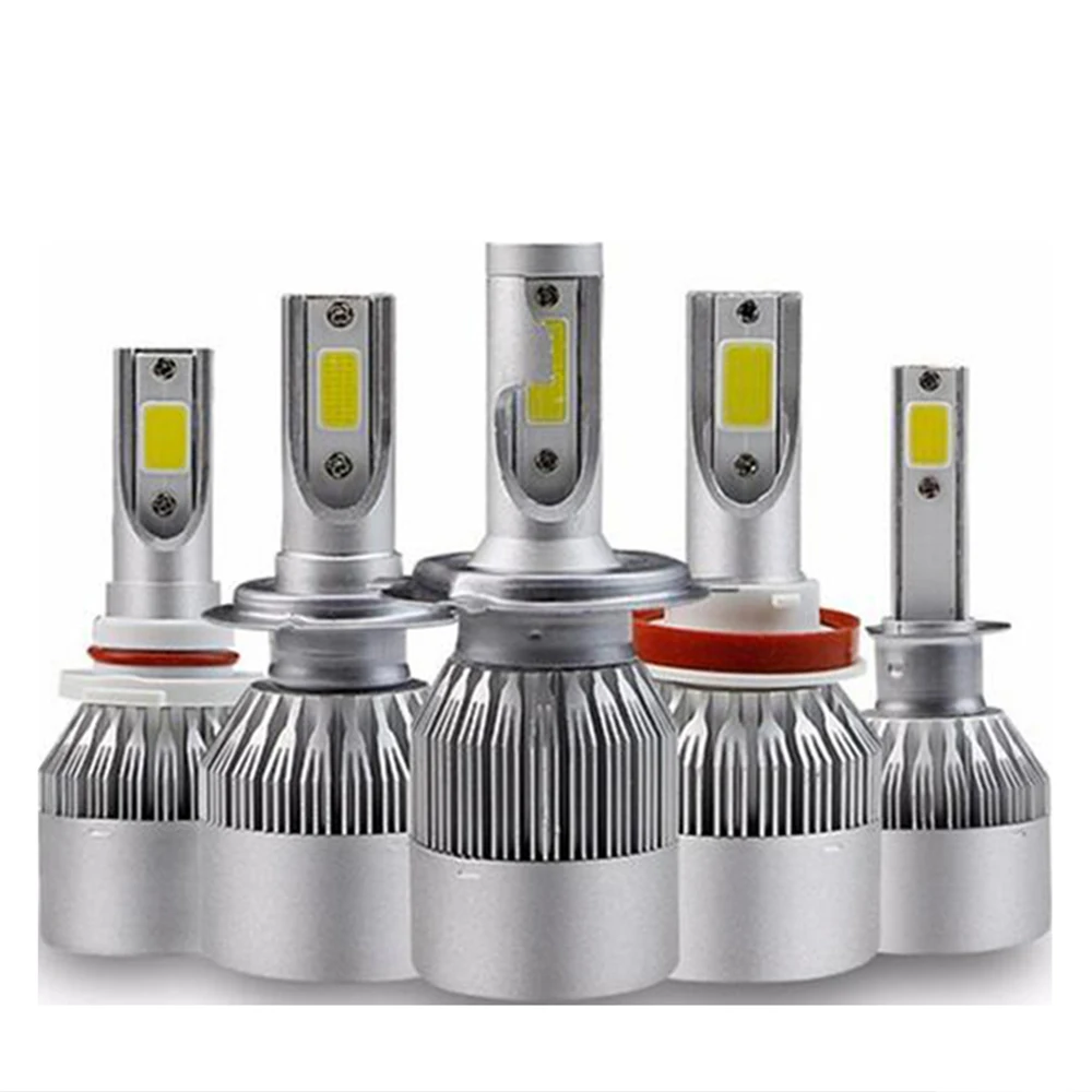 2pcs Led Bulb C6 h7 Automotive Led for Car Headlight H10 H4 H8 H9 H11 H13 9004 9005 9006 9007 880 H27 Lenses for Headlights - Image 2