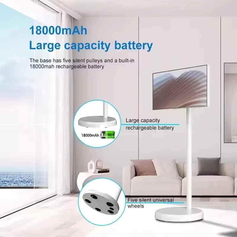 21.5 Inch 4K Smart TV with Stand And Battery Android 13 Incell Touchscreen 4GB+64GB/6GB+128GB Outdoor Live TV - Image 4
