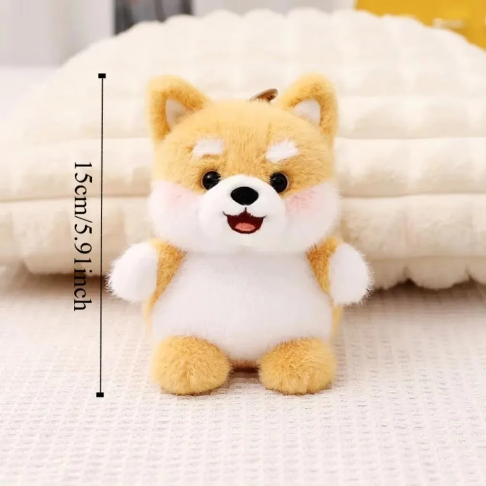 Kawaii Dog Animal Pendant Small Husky Corgi Schnauzer Bag Key Ring Backpack Decoration - Image 6