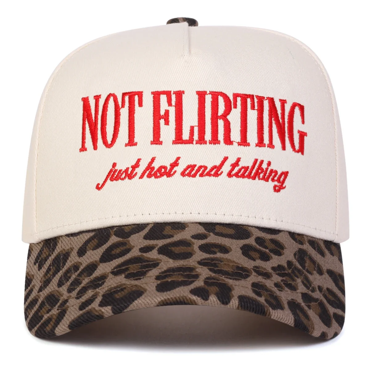 Unisex NOT FLIRTING Letter Embroidery Baseball Caps Spring Autumn Outdoor Adjustable Casual Hats Sunscreen Hat Sports Cap - Image 3