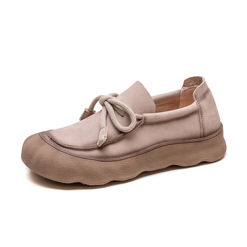 AIYUQI Women's Sneakers Genuine Leather 2026 New Non-Slip Women German training shoes Large Size Lace-Up female Loafers - Image 2