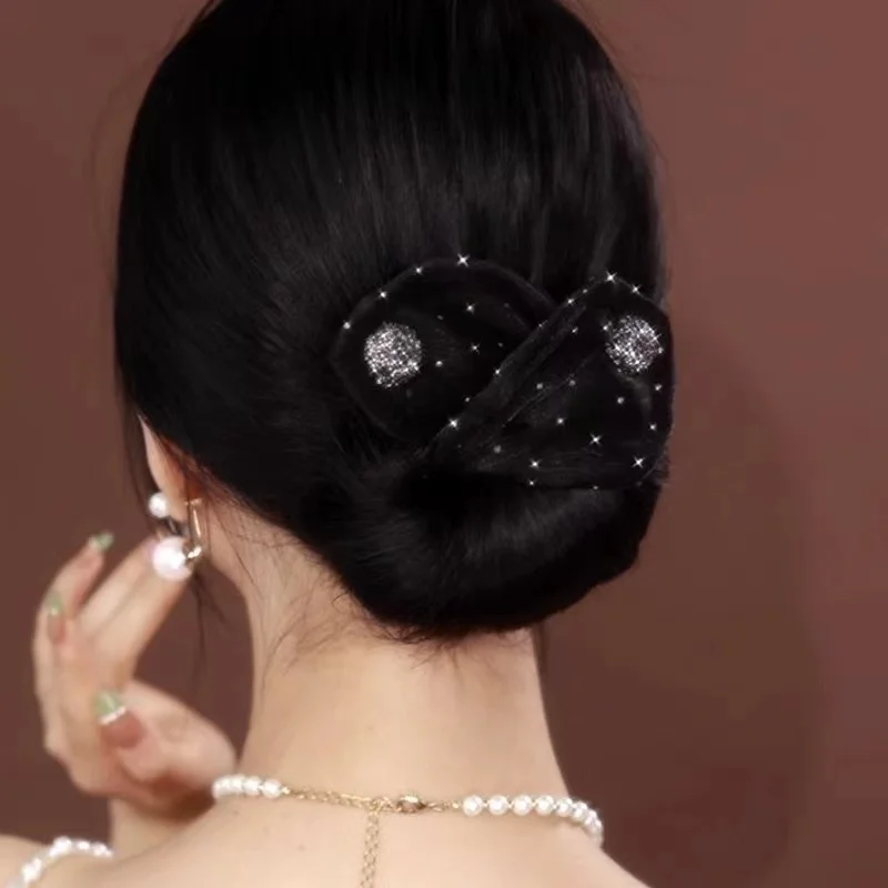 Magic Bow Clip Bun Curler Braider Hairstyle Twist Elegant French Style Maker Tool Dount Twist Hair Accessories Styling Fashion - Image 2