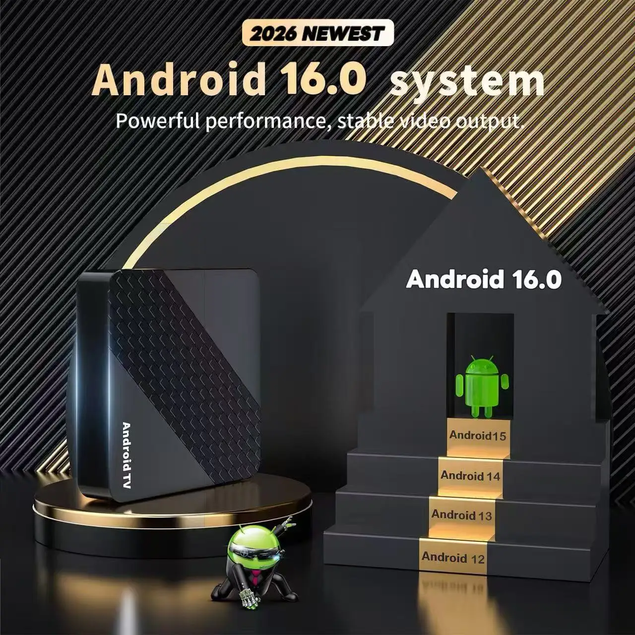 Android 16 Smart TV Box 128G 256G X10 RK3518 Support 2.4G 5G Dual Wifi6 BT5.4 Google Voice Assistant Netflix 4K 8K Media Player - Image 3