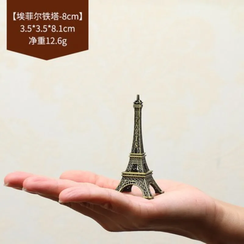Paris Eiffel Tower Metal Crafts Home Decoration Accessories Figurine Statue Model Souvenir Home Interior Design Ornaments - Image 6