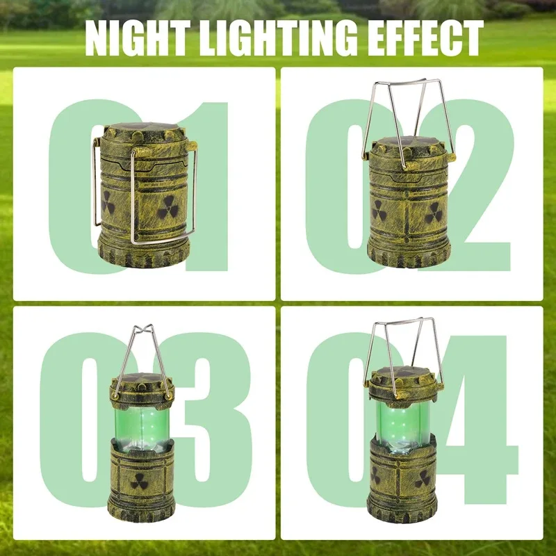 Mini Simulation Nuclear Reactor Night Light Gift Handheld Camping Light Halloween Gift Glowing Lantern Home Decor Party Prop - Image 5