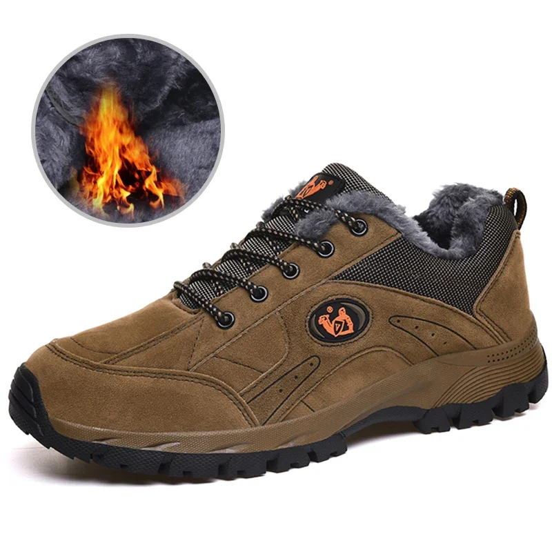 Winter Men Women New Outdoor Sports Hiking Shoes Breathable Mountain Climbing Footwear Trekking Sneakers Classic Casual Boots - Image 3
