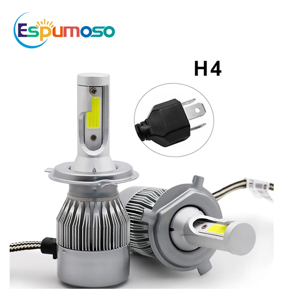 2pcs Led Bulb C6 h7 Automotive Led for Car Headlight H10 H4 H8 H9 H11 H13 9004 9005 9006 9007 880 H27 Lenses for Headlights - Image 5