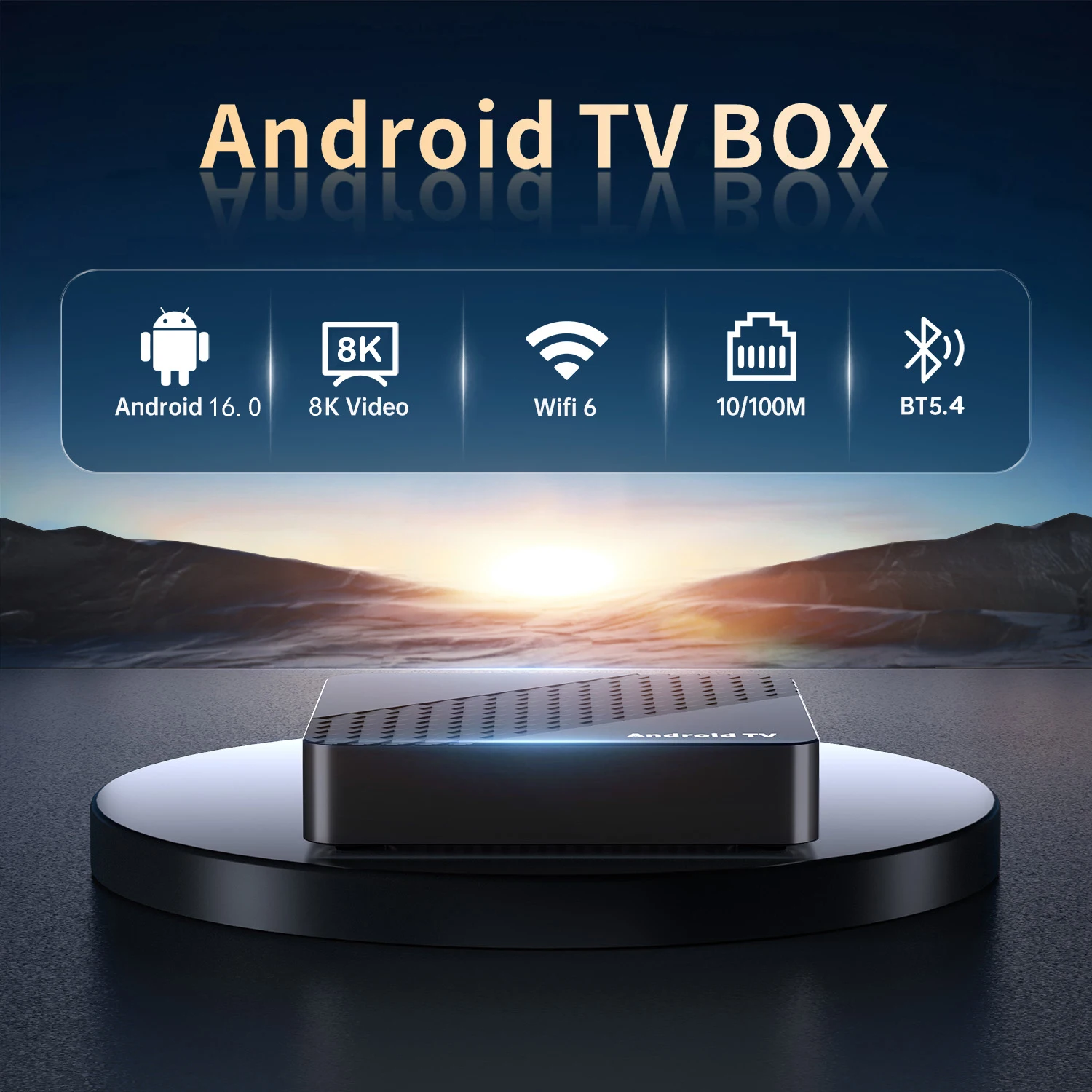 Android 16 Smart TV Box 128G 256G X10 RK3518 Support 2.4G 5G Dual Wifi6 BT5.4 Google Voice Assistant Netflix 4K 8K Media Player - Image 2