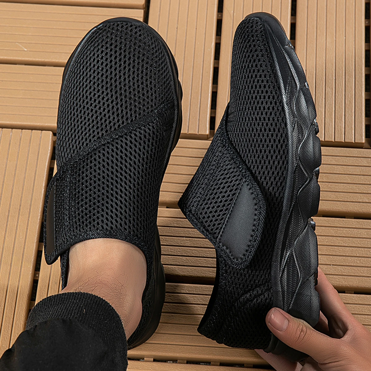 New Casual Orthopedics Wide Feet Swollen Shoes Thumb Eversion Adjusting Soft Comfortable Diabetic Shoe Walking Shoes - Image 2