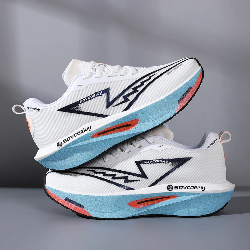 New Four-Season Versatile Non-Slip Shock-Absorbing Technology Carbon Plate Sports Casual Shoes Running Shoes Fitness Shoes Unise - Image 2