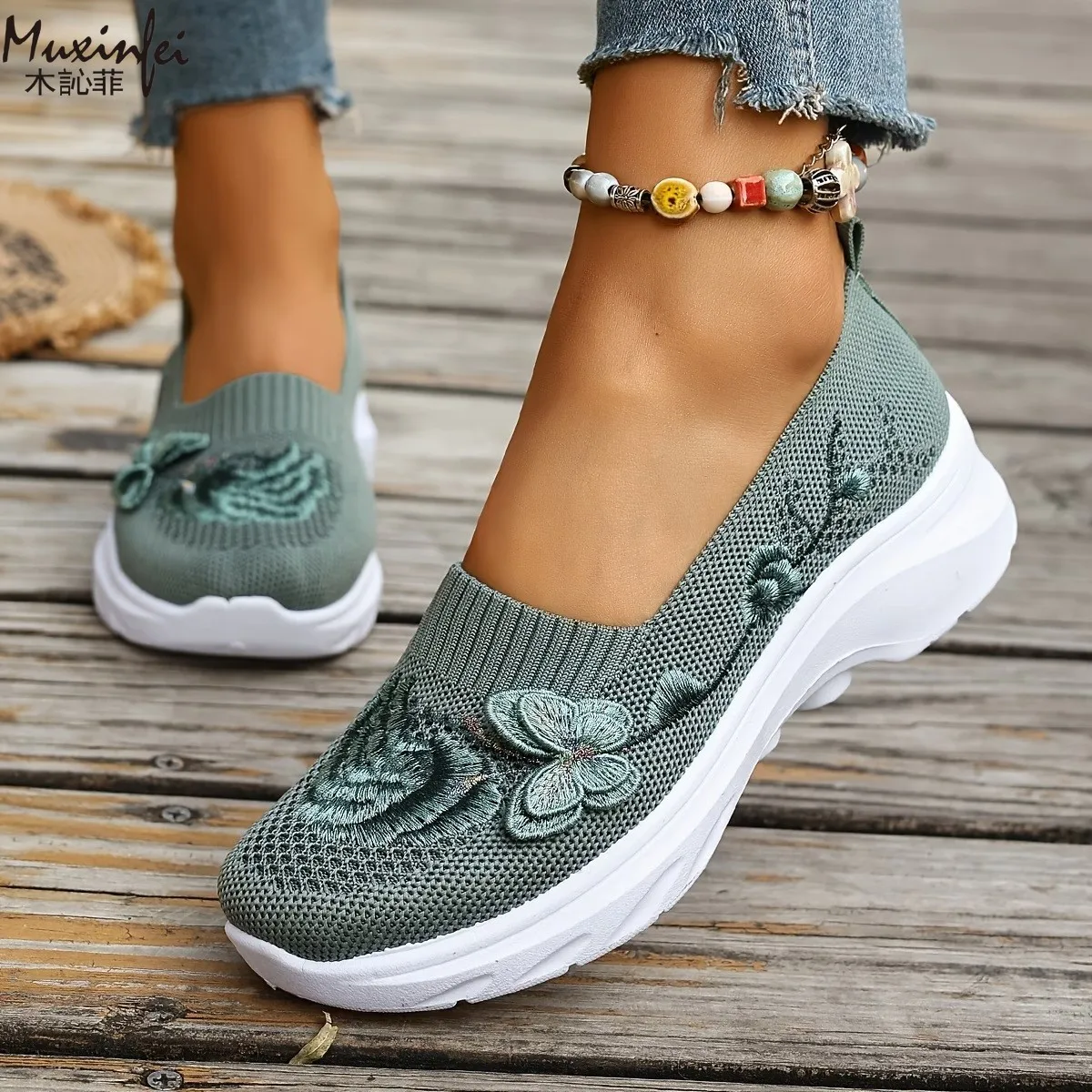 New women's breathable mesh shoes, fashionable and comfortable cloth shoes, 2026 summer casual shoes