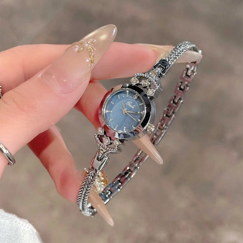 GEDI Ladies Watches Fashion Quartz Wristwatches Exquisite Waterproof Small Bracelet Gold Silver Watch Gifts for Girlfriend Girls - Image 2