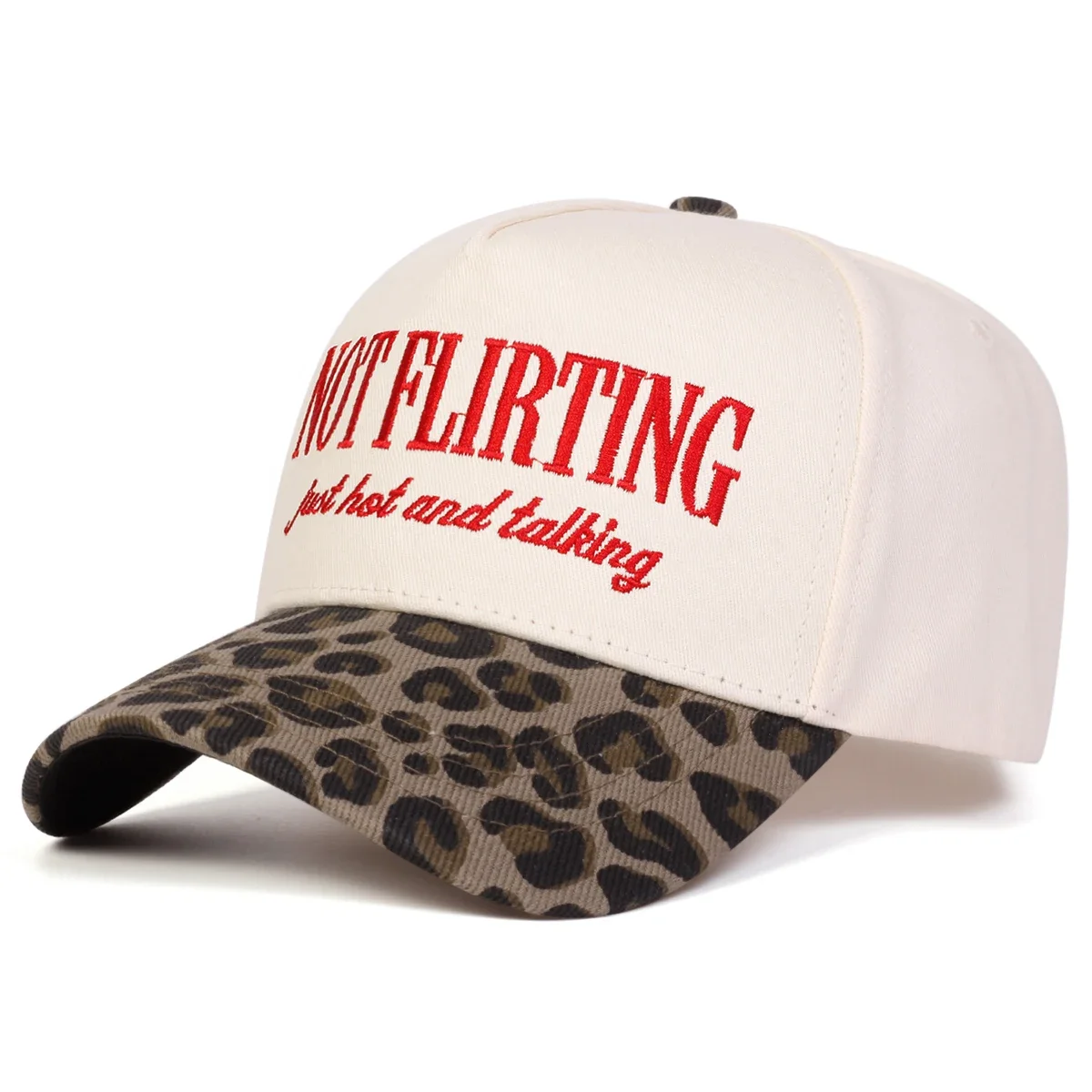 Unisex NOT FLIRTING Letter Embroidery Baseball Caps Spring Autumn Outdoor Adjustable Casual Hats Sunscreen Hat Sports Cap - Image 5