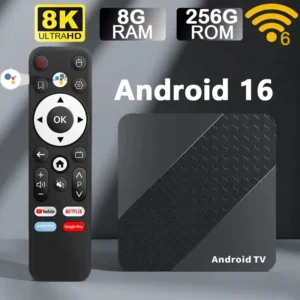 Android 16 Smart TV Box 128G 256G X10 RK3518 Support 2.4G 5G Dual Wifi6 BT5.4 Google Voice Assistant Netflix 4K 8K Media Player