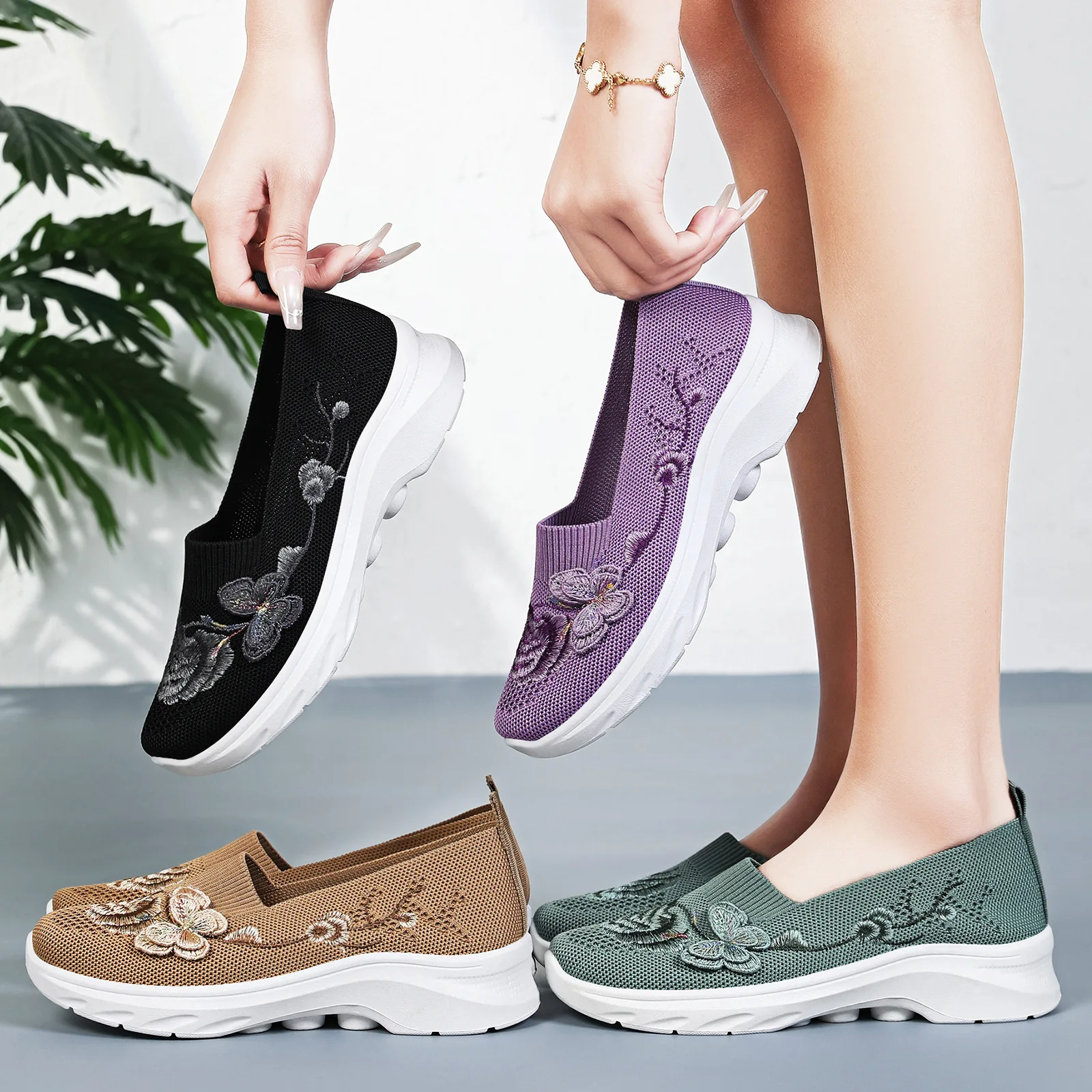 New women's breathable mesh shoes, fashionable and comfortable cloth shoes, 2026 summer casual shoes - Image 5