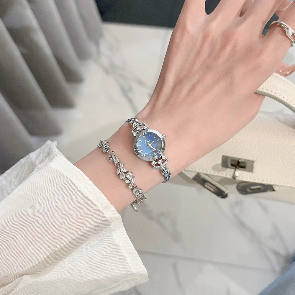 GEDI Ladies Watches Fashion Quartz Wristwatches Exquisite Waterproof Small Bracelet Gold Silver Watch Gifts for Girlfriend Girls - Image 5