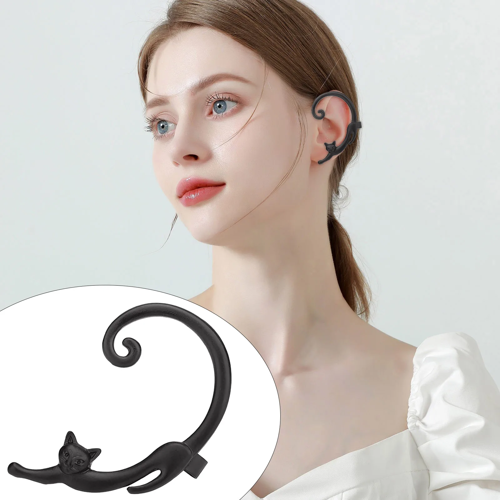 Earrings Studs for Women Cute Cartoon Small Cat Earrings Earrings Hanging For Girls Cute Gifts Preppy on Earrings