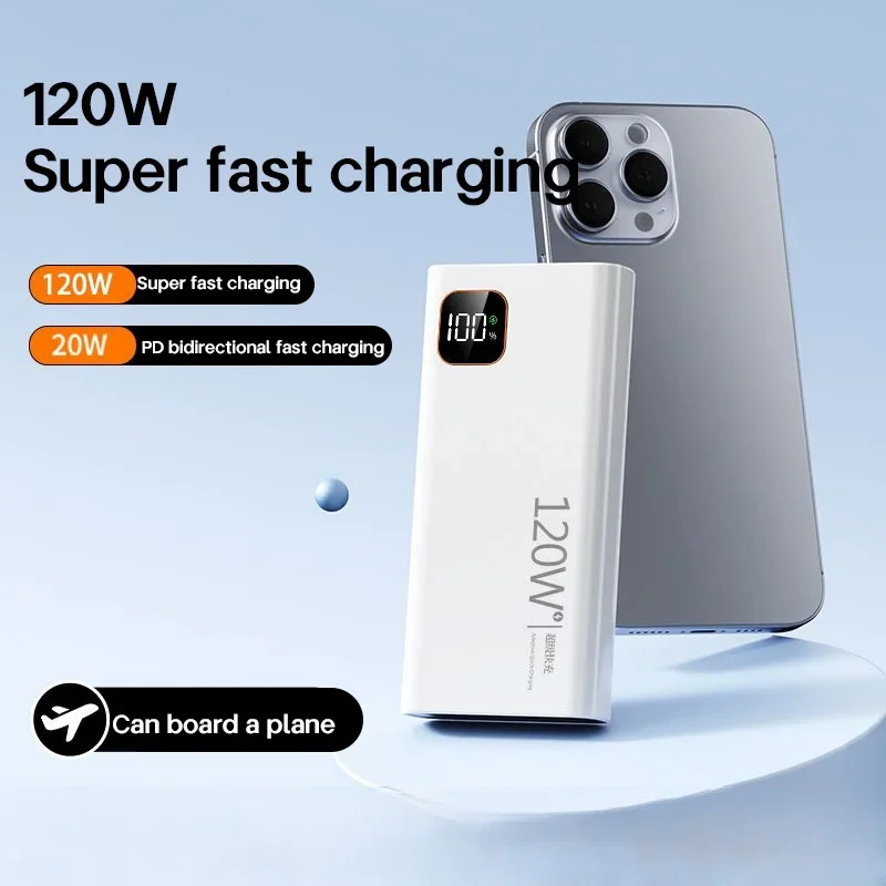 VIVO 120W 50000mAh High Capacity Power Bank Super Fast Charging Battery Digital Display Power Bank For IPhone Samsung Xiaomi - Image 3