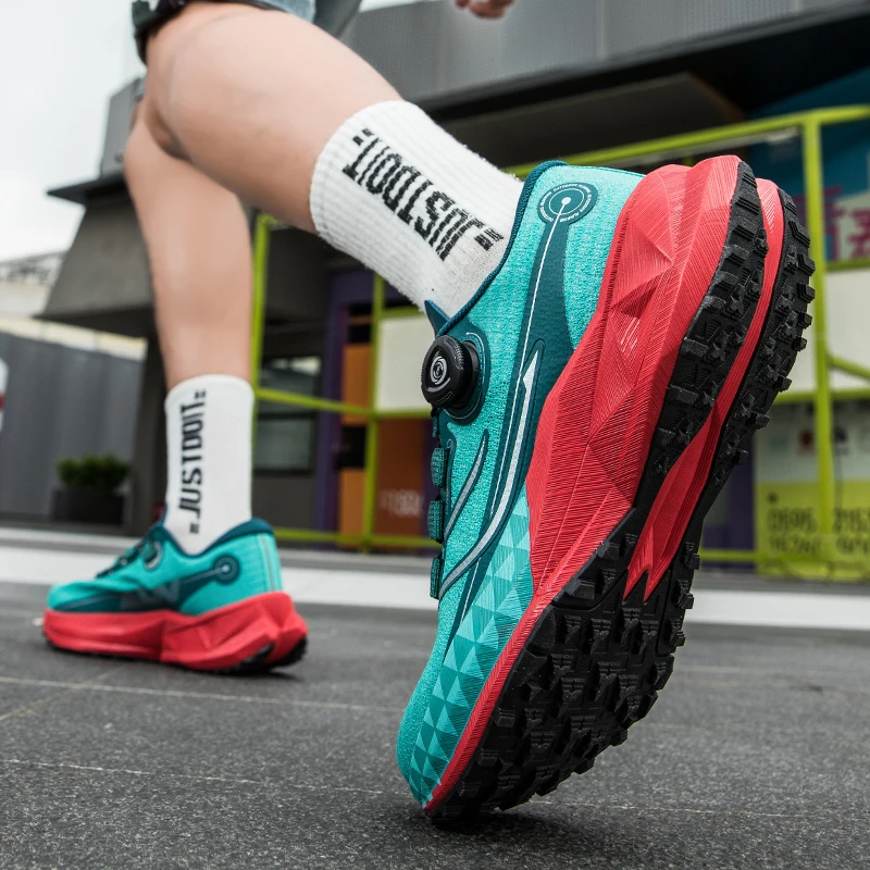 2025 New Soft Soled Outdoor Casual Sports Shoes With Rotating Buckle Carbon Plate And Popcorn Outsole, Men'S Running Shoes 35-44 - Image 5