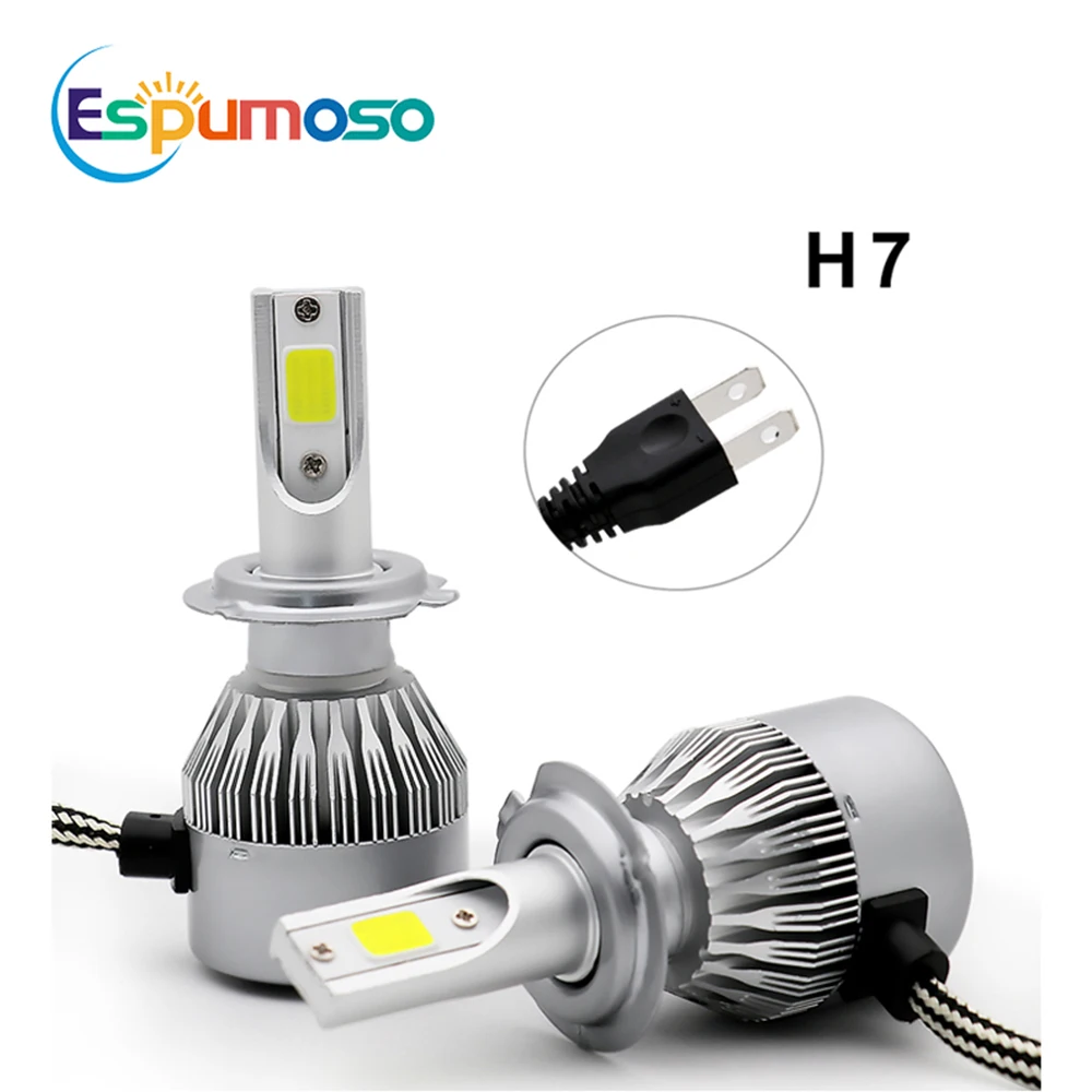 2pcs Led Bulb C6 h7 Automotive Led for Car Headlight H10 H4 H8 H9 H11 H13 9004 9005 9006 9007 880 H27 Lenses for Headlights - Image 6