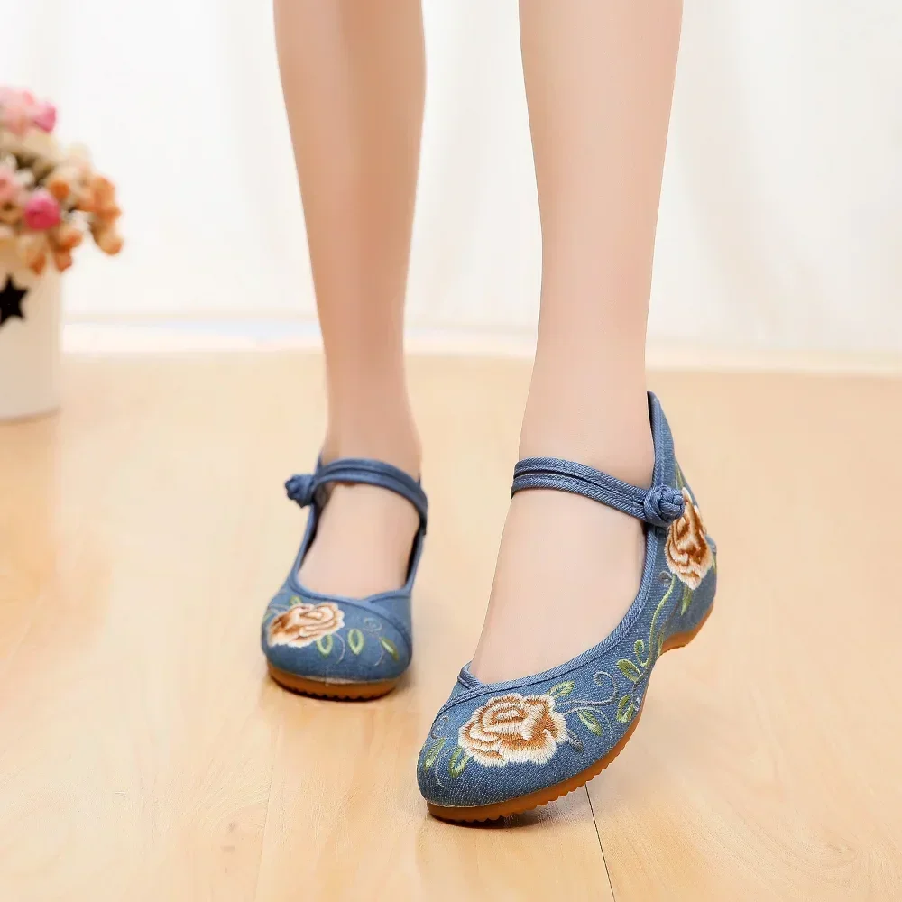 Casual Shoes for Women Fashion Vintage Elegant Ethnic Style Embroidery Streetwear Chinese Style Women's Shoes Summer New - Image 5