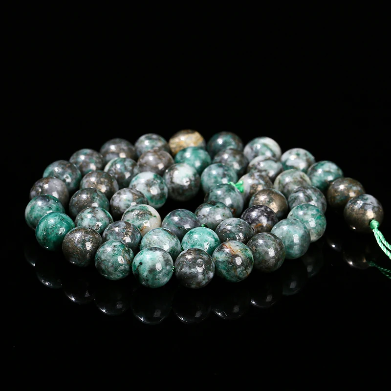 Wholesale Natural Rock Bridgeite Green Iron Ore Stone Bead For Jewelry Making DIY Handmade Necklace Bracelet Accessories - Image 6