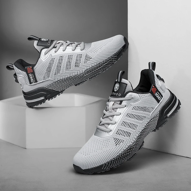 CLOHOO Mesh Upgraded Thick Bottom Foam Sports Casual Shoes Breathable Wear-Resistant Comfortable Footwear for Active Lifestyle - Image 4