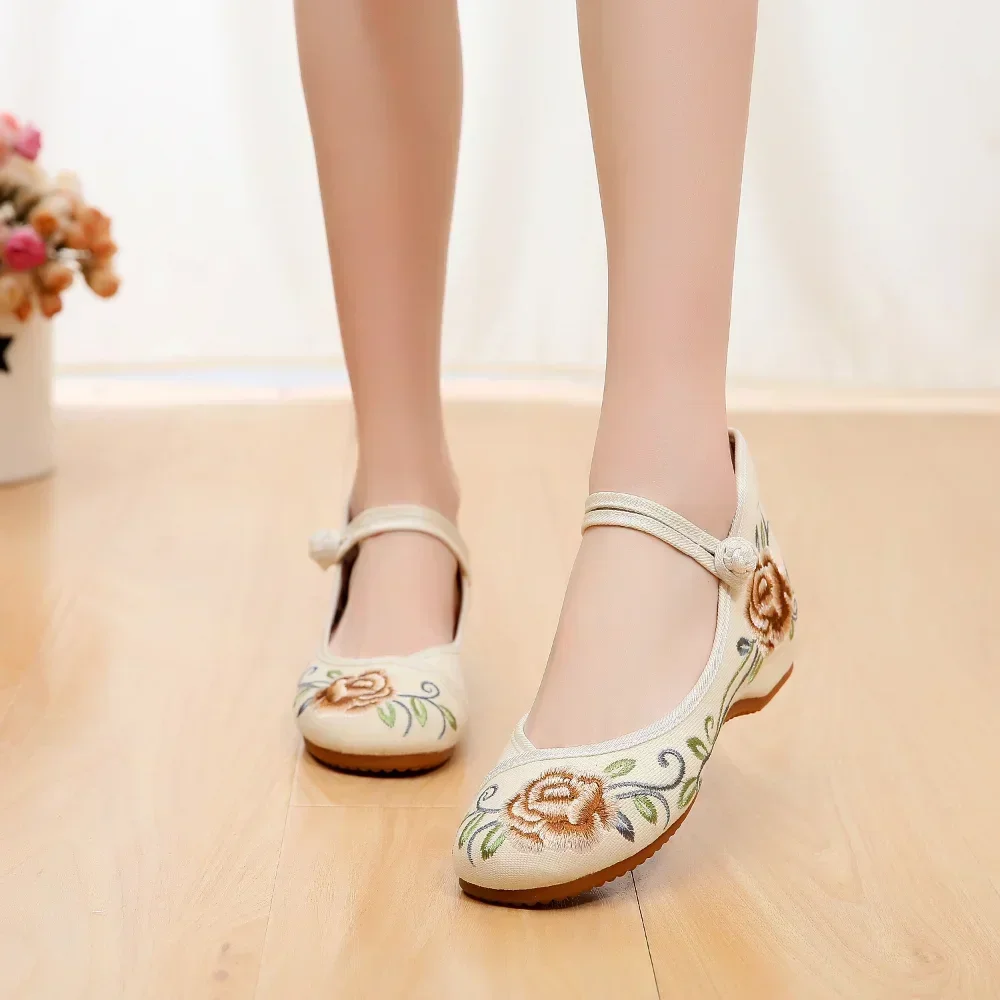 Casual Shoes for Women Fashion Vintage Elegant Ethnic Style Embroidery Streetwear Chinese Style Women's Shoes Summer New - Image 4
