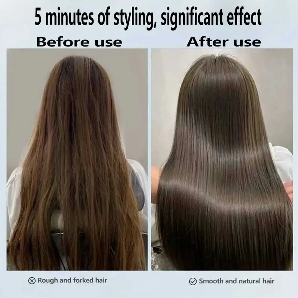 Professional 2-in-1 Hair Dryer and Straightener Negative Ion Iron Long Lasting Styling Tool Wet and Dry Straightener - Image 4