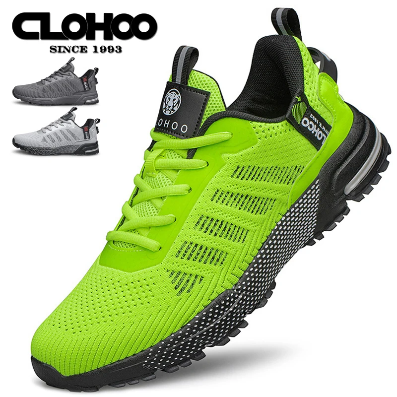 CLOHOO Mesh Upgraded Thick Bottom Foam Sports Casual Shoes Breathable Wear-Resistant Comfortable Footwear for Active Lifestyle - Image 2