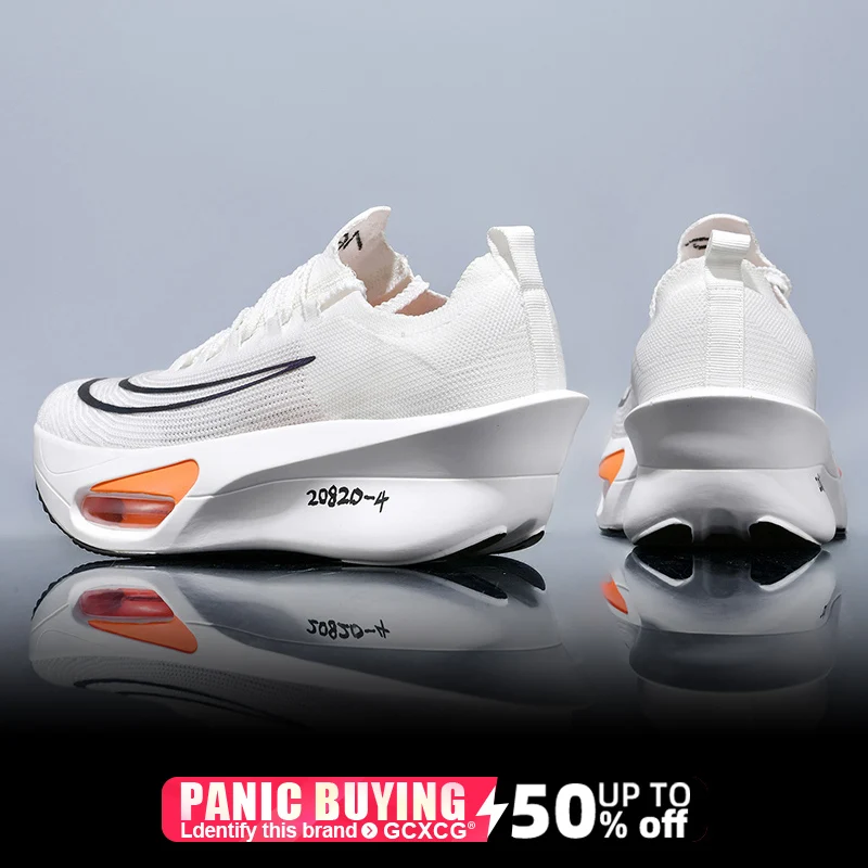 Air cushion Running Shoes Marathon Speciality Men Sports Breathable Lightweight Women's Comfortable Athletic Nonskid Sneakers - Image 2
