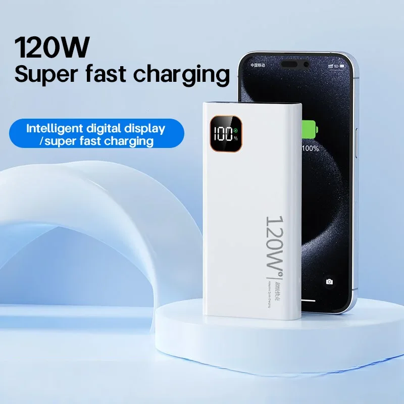 VIVO 120W 50000mAh High Capacity Power Bank Super Fast Charging Battery Digital Display Power Bank For IPhone Samsung Xiaomi - Image 4