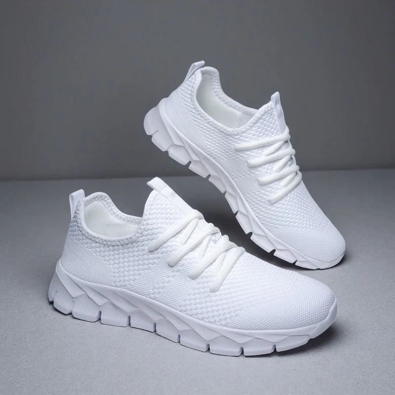 Men's Sneakers Mesh Lightweight Women's Shoes Casual Flats Shoes Men Running Sports Shoes Soft Tennis Breathable Male Sneakers - Image 5