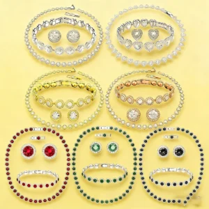 2026 Elegant Charming Jewelry, Inlaid with Sparkling Zirconia for Daily Wear & Special Occasions, Add Sparkle To Your Look