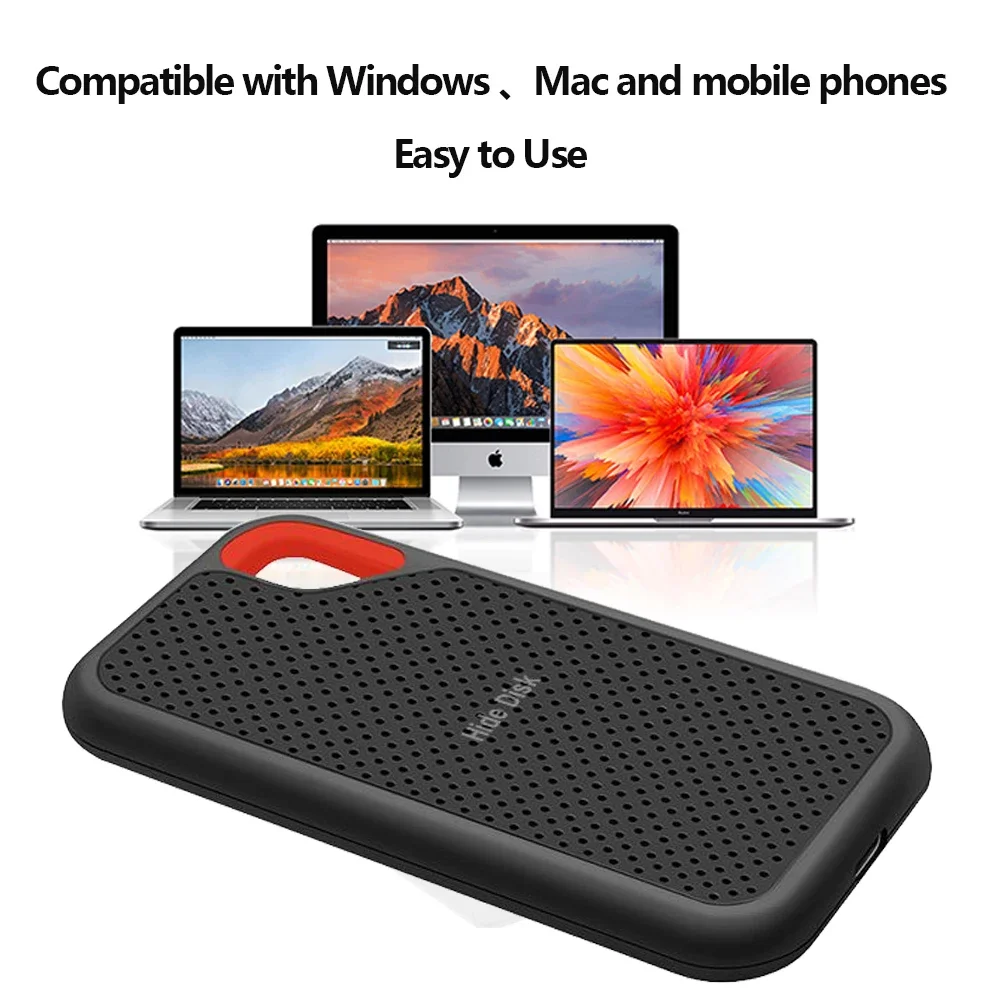 External Hard Drive 16TB High-speed SSD Portable 1TB Solid State Drive 30TB Mass External Hard Disk for Laptop/MAC/PC/Phone - Image 6
