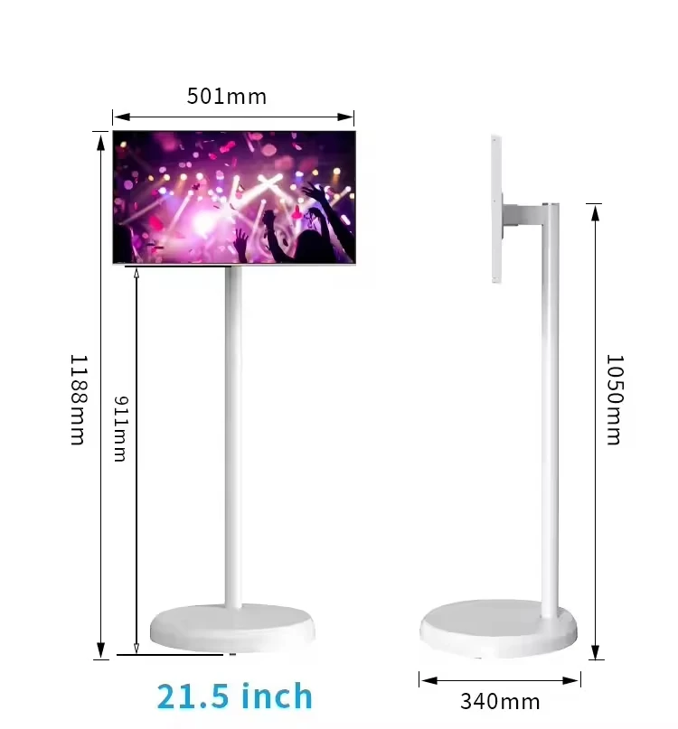 21.5 Inch 4K Smart TV with Stand And Battery Android 13 Incell Touchscreen 4GB+64GB/6GB+128GB Outdoor Live TV - Image 6