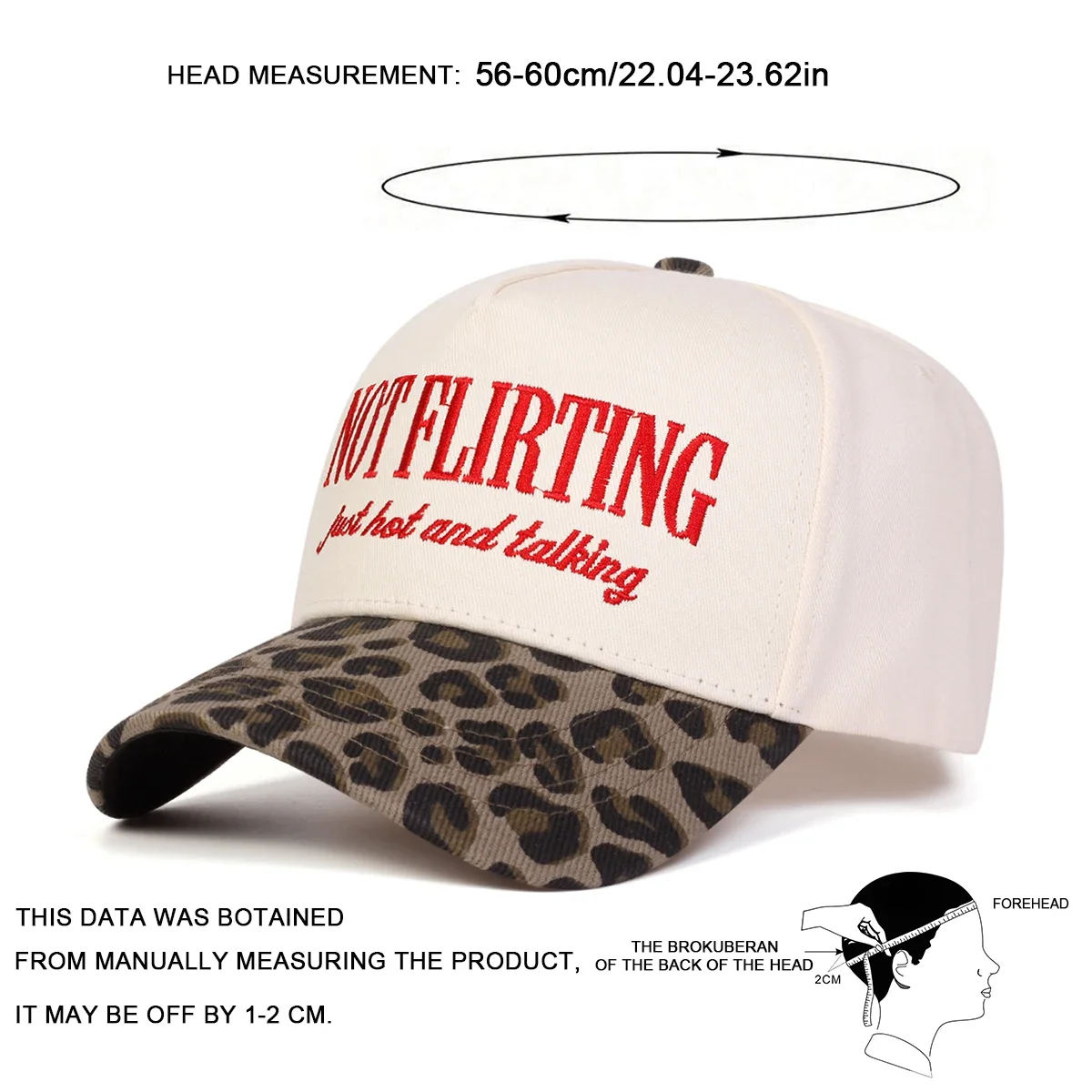Unisex NOT FLIRTING Letter Embroidery Baseball Caps Spring Autumn Outdoor Adjustable Casual Hats Sunscreen Hat Sports Cap - Image 2