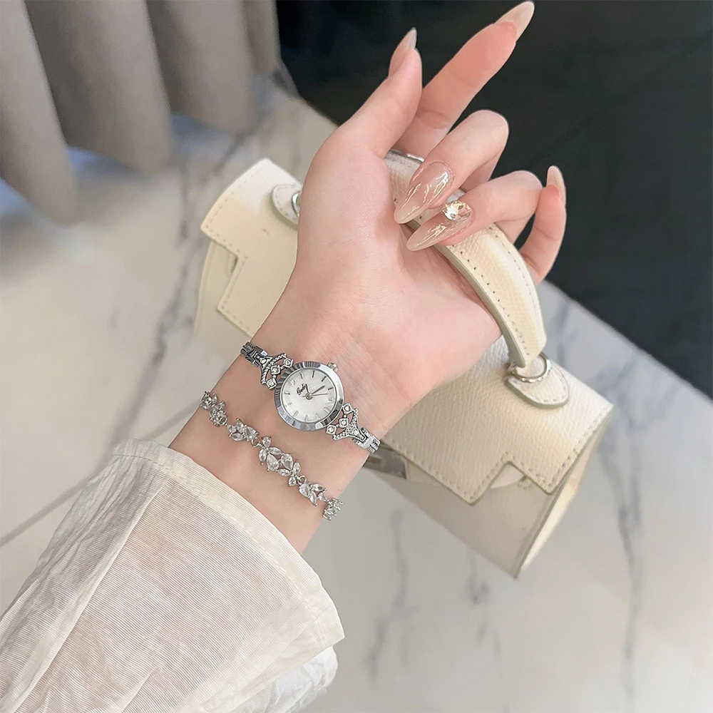 GEDI Ladies Watches Fashion Quartz Wristwatches Exquisite Waterproof Small Bracelet Gold Silver Watch Gifts for Girlfriend Girls - Image 3